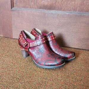 L`Artiste Kacielou Shoes in Mahogany EU 37